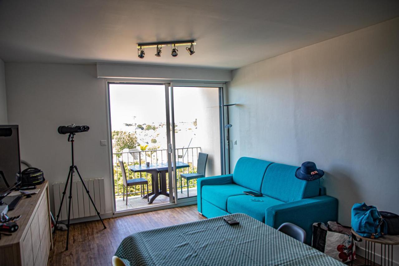 Appartement Vue Panoramique Mer, Pret De Velos, Wifi Quiberon Exteriör bild