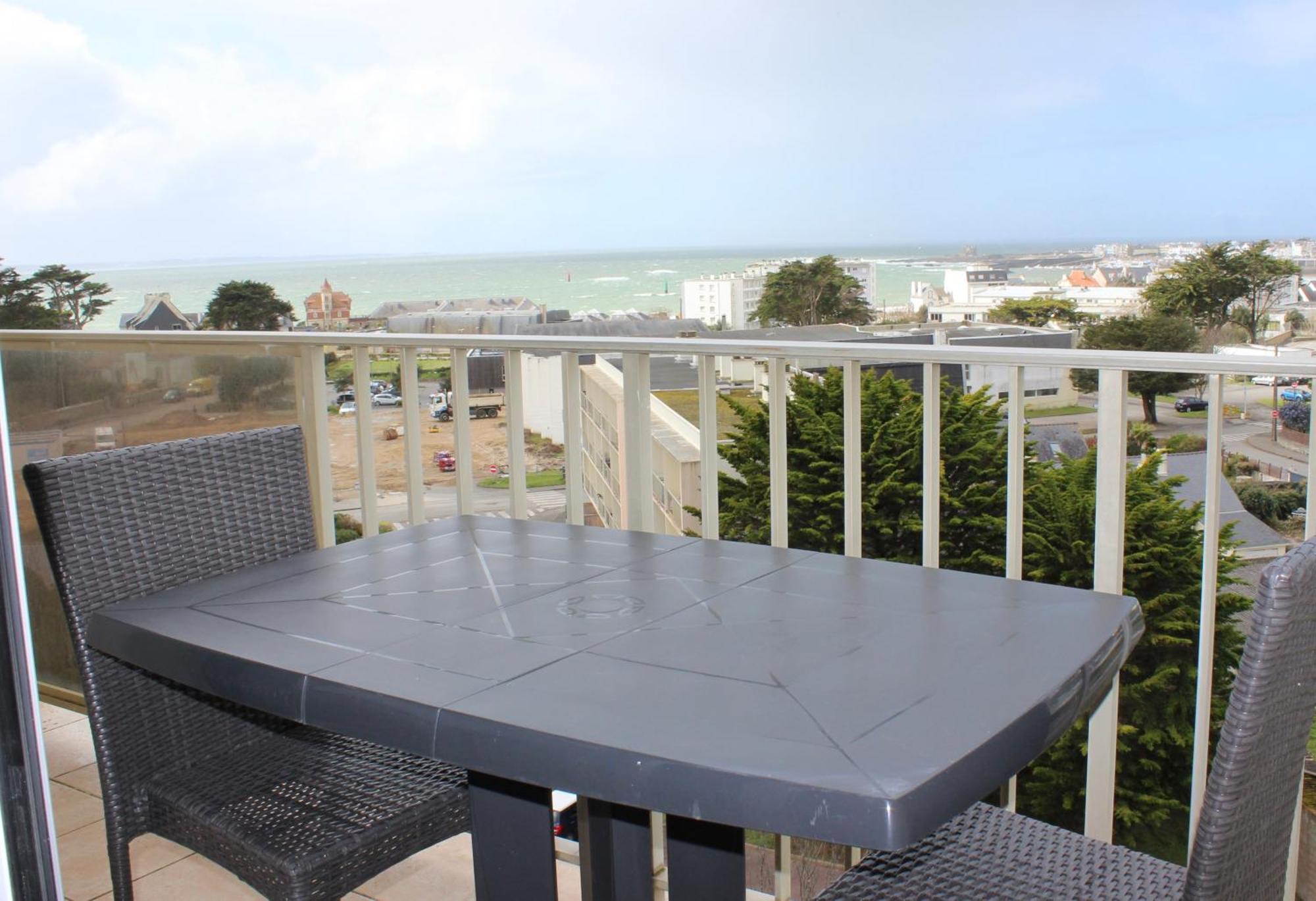 Appartement Vue Panoramique Mer, Pret De Velos, Wifi Quiberon Exteriör bild